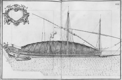 Bau, Ausrüstung und Stapellauf einer Galeere, Tafel XXVI von French School